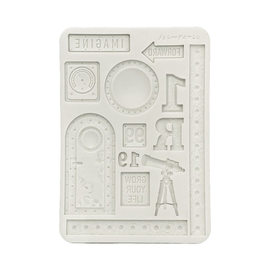 Stamperia - A New Beginning A5 Silicon Mould Telescope