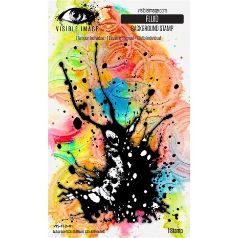 Visible Image - Fluid Background 4x6 Inch Stamp Set 