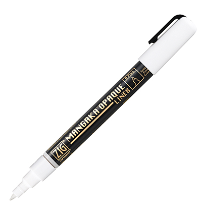 Zig - Mangaka Opaque Liner, White