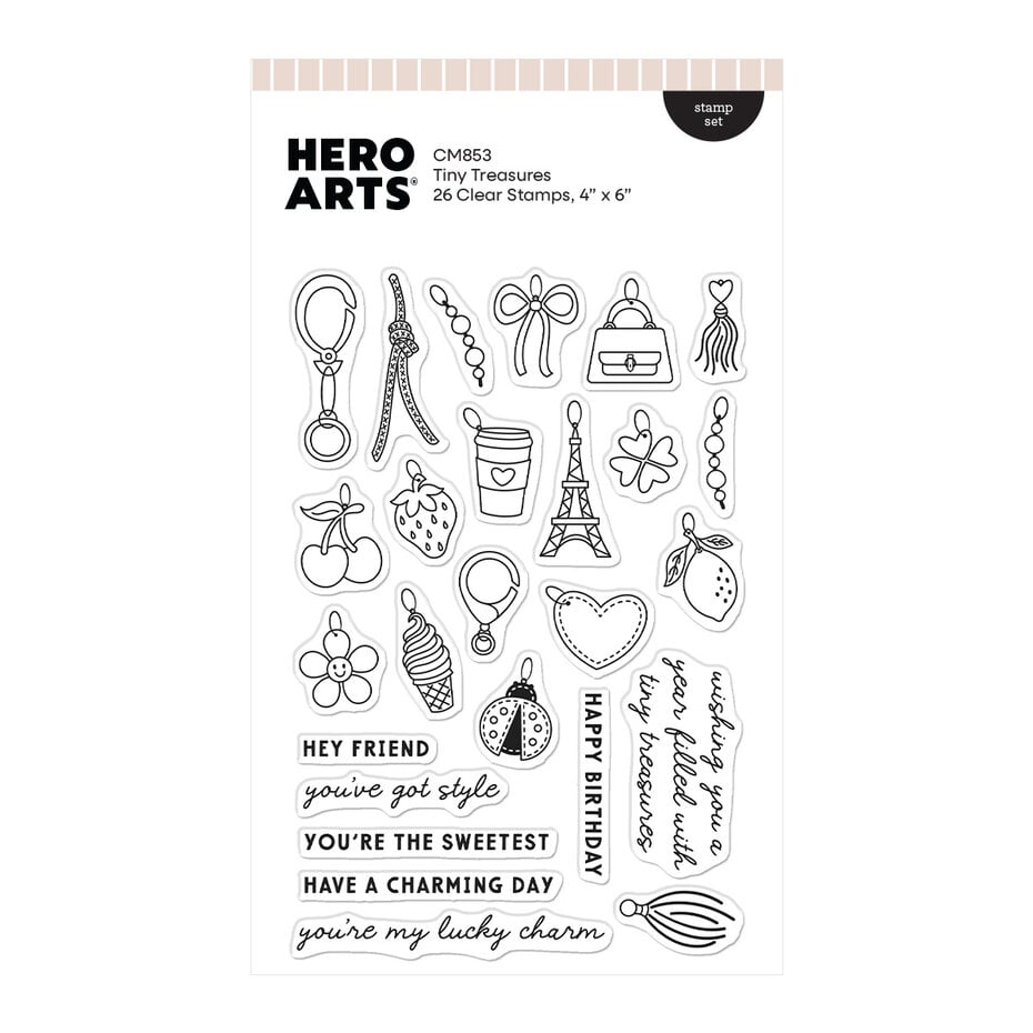 Hero Arts - Tote-ally Awesome Stamp Set Tiny Treasures