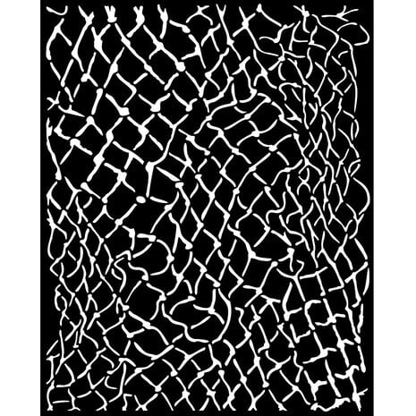 Stamperia - Songs of the Sea Thick Stencil 20x25cm Net