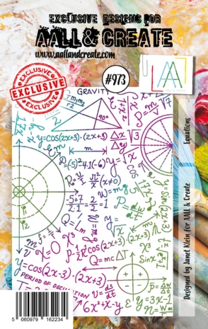 AALL and Create - Stamp Set A7 Equations