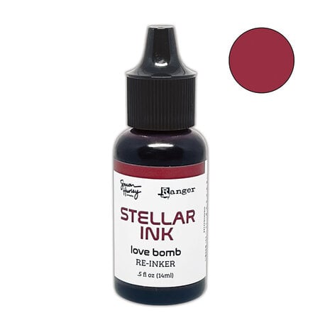Ranger - Simon Hurley create. Stellar Love Bomb Re-inker 0.5 fl oz  Ranger - Simon Hurley create. Stellar Love Bomb Re-inker 0.5 fl oz