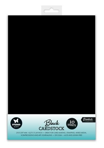 Studio Light Paper Set Consumables Black Cardstock 250 gsm nr.41
