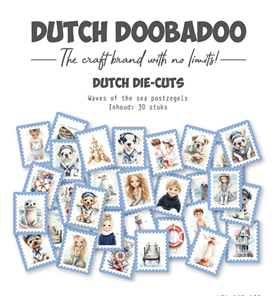 Dutch Doobadoo  Die-cuts Waves of the Sea