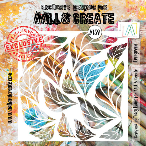 AALL & Create - Stencil 6x6 Inch Evergreen