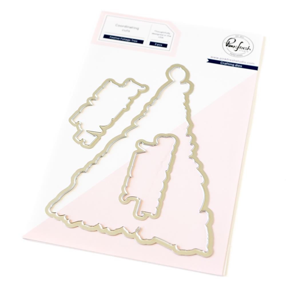 Pinkfresh Studio Die Set -  Festive Foliage Tree  Pinkfresh Studio Die Set -  Festive Foliage Tree