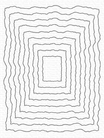 My Favorite Things Die - Watercolor Rectangle STAX Die-namics My Favorite Things Die - Watercolor Rectangle STAX Die-namics