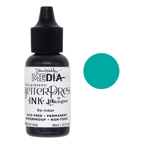 Spellbinders Dina Wakley - BetterPress Ink Reinker Malachite