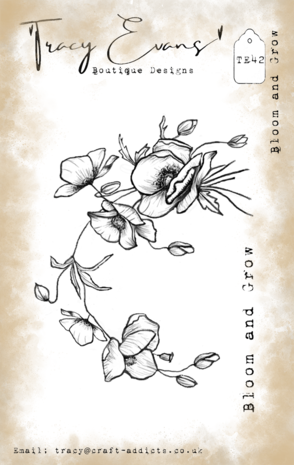 Tracy Evans - Bloom & Grow A7 Stamp
