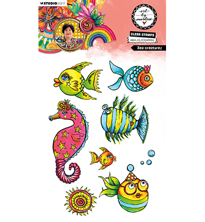 Studio Light - Clear Stamps - Sea creatures Art By Marlene nr. 886