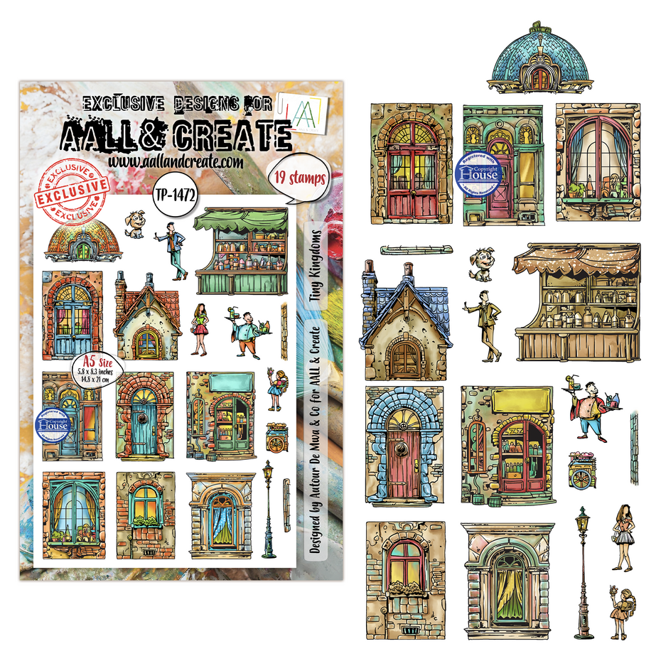 Craft Consortium - Dreamtropolis A5 Stamp Sets Tiny Kingdoms by Autour De Mwa & Co