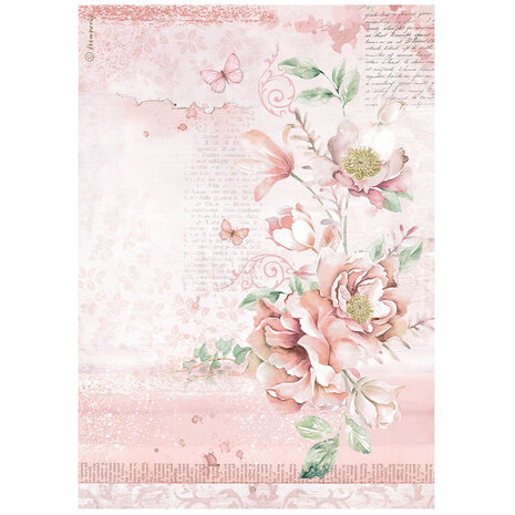 Stamperia - Roseland A4 Rice Paper Flowers