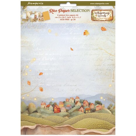 Stamperia - Whispering Woods A4 Rice Paper Selection (6pcs)