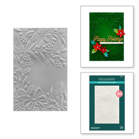 spellbinders-holiday-floral-swag-3d-embossing-fold