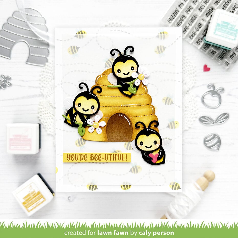 Lawn Fawn - Build-A-Bee Stand-Alone Die