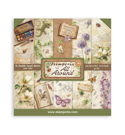 Stamperia - Papierblock 8x8 – All Around