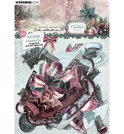 Studio Light - Collage elements Christmas Blush nr. 45