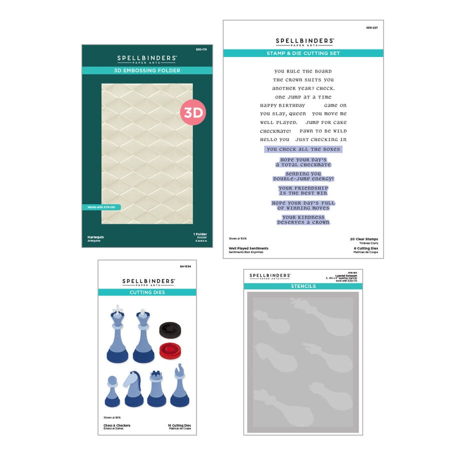 Spellbinders - Checkmate I Want It All! Bundle by Spellbinders