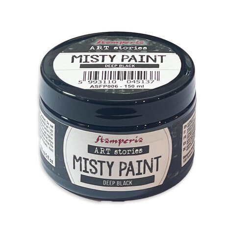 Stamperia - Art Stories Misty Paint Deep Black 150ml