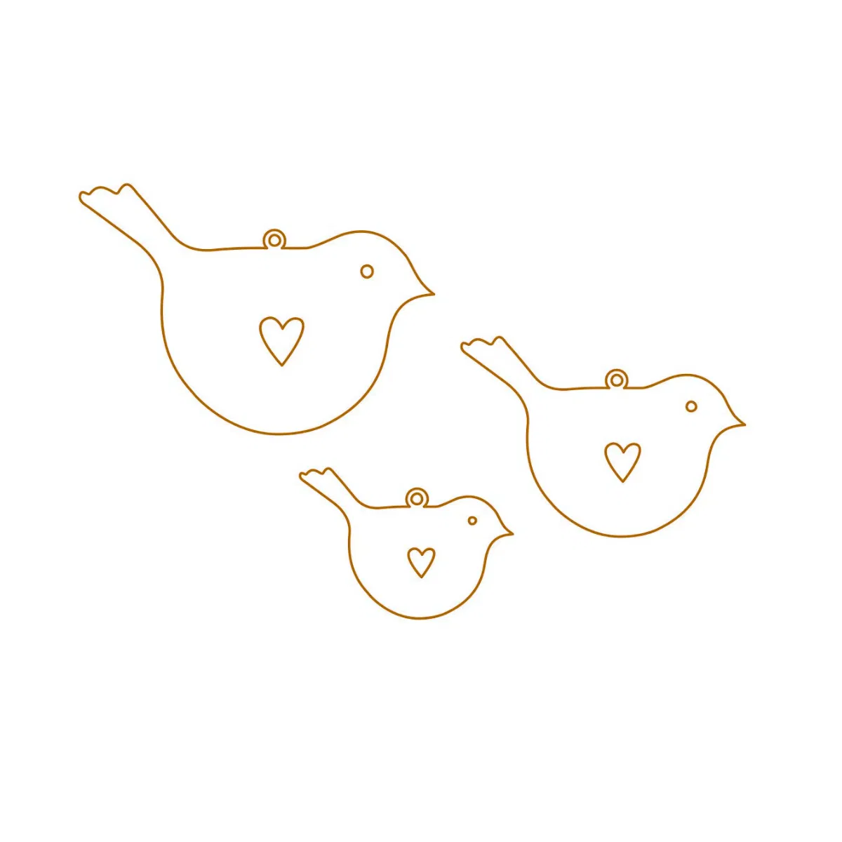 Creative Depot - Die - Skandi Vögel