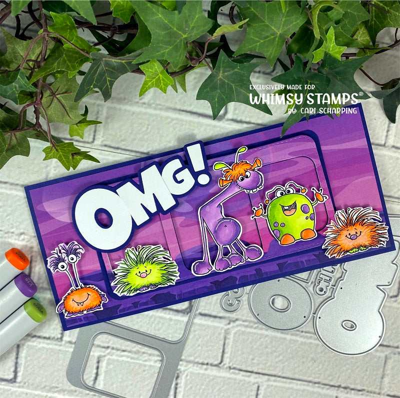 Whimsy Stamps - Mini Slim Rounded Stitched Die Set