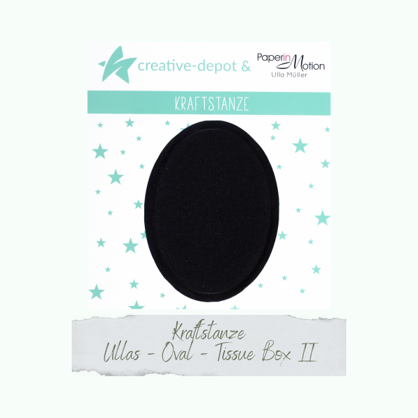 Creative Depot - Kraftstanze - Ulla´s Oval - Tissue Box II