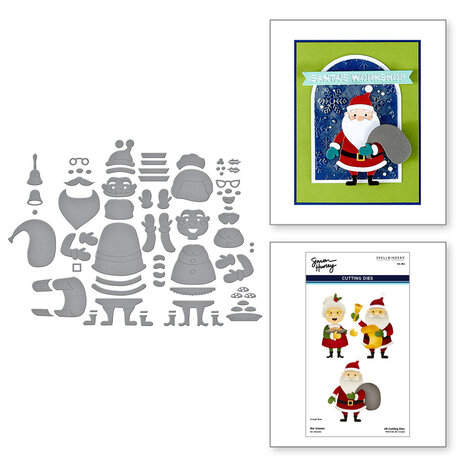 Spellbinders - North Pole Friends Etched Dies The Clauses