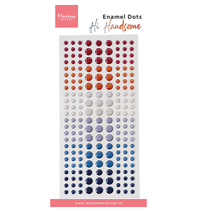 Marianne Design - Enamel dots, Hi Handsome! Marianne Design - Enamel dots, Hi Handsome!