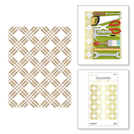 spellbinders-tic-tac-toe-plaid-glimmer-hot-foil-pl
