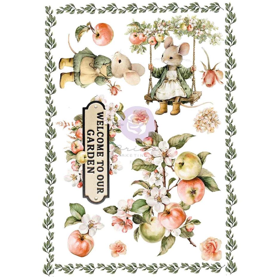 Prima Marketing - Homegrown A4 Transfer by The 3 Girls Tale