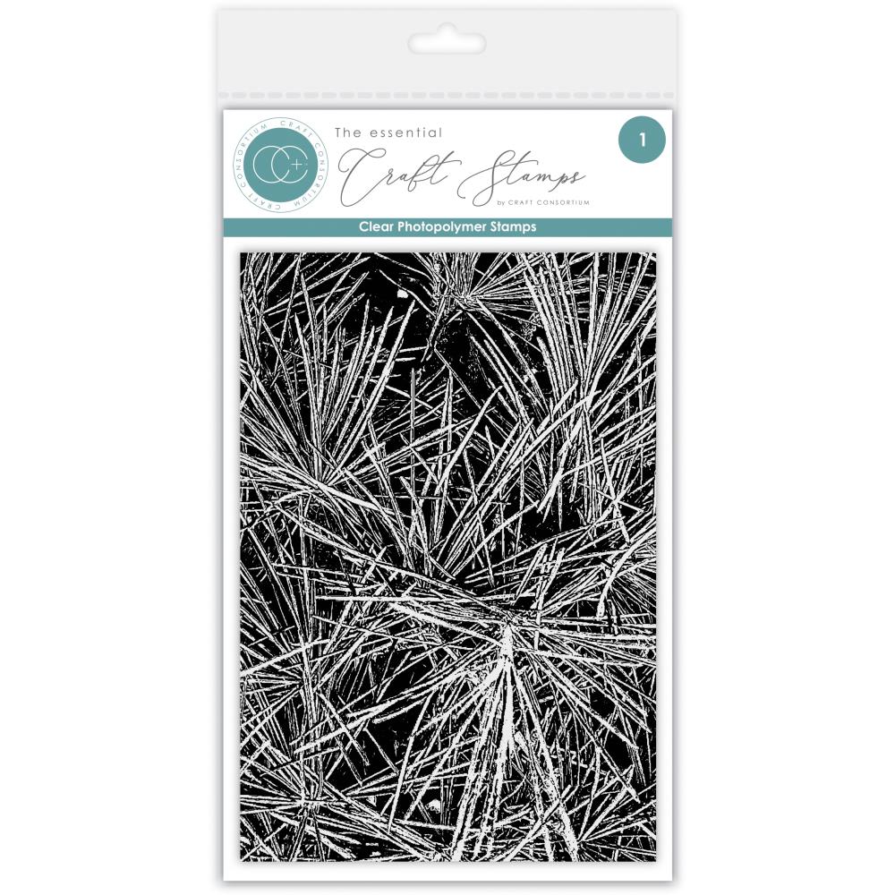  Craft Consortium - Photopolymer Stamp Set -  Pine Needles 