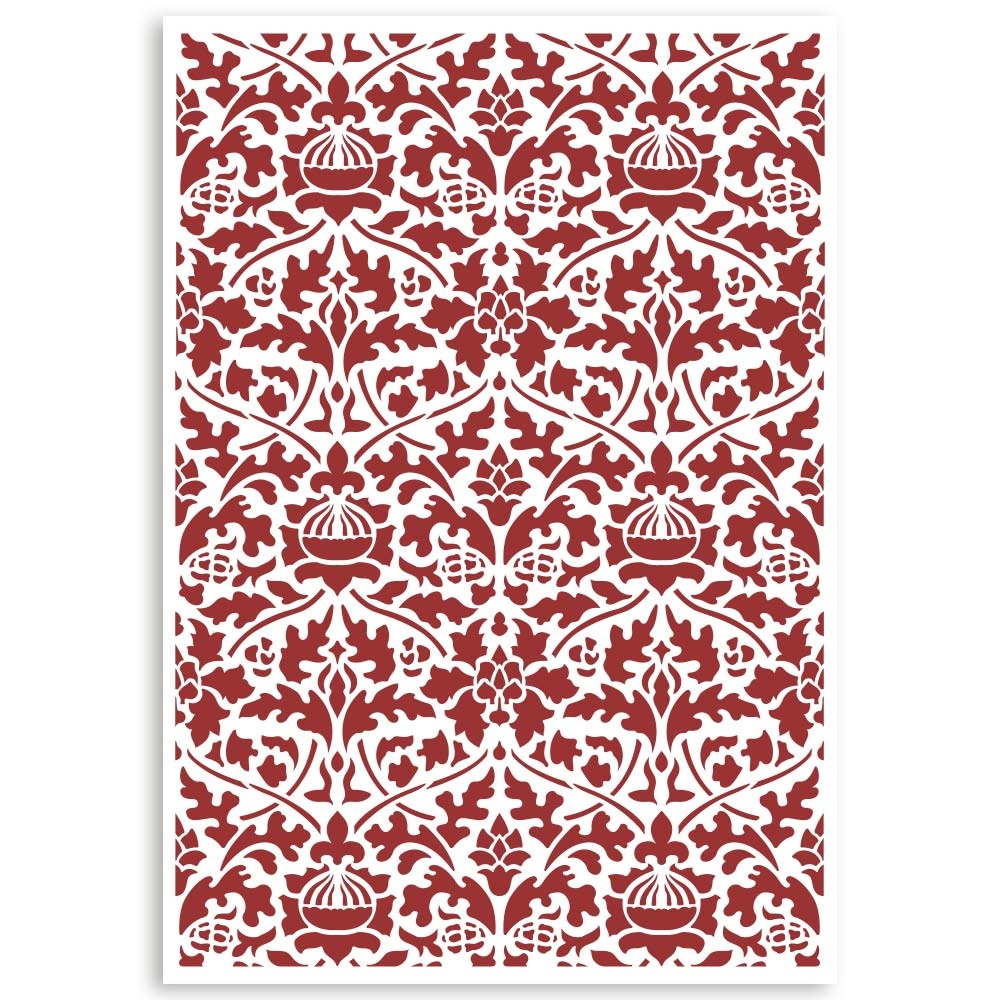 stamperia-stencil-a4-casa-granada-wallpaper-patter