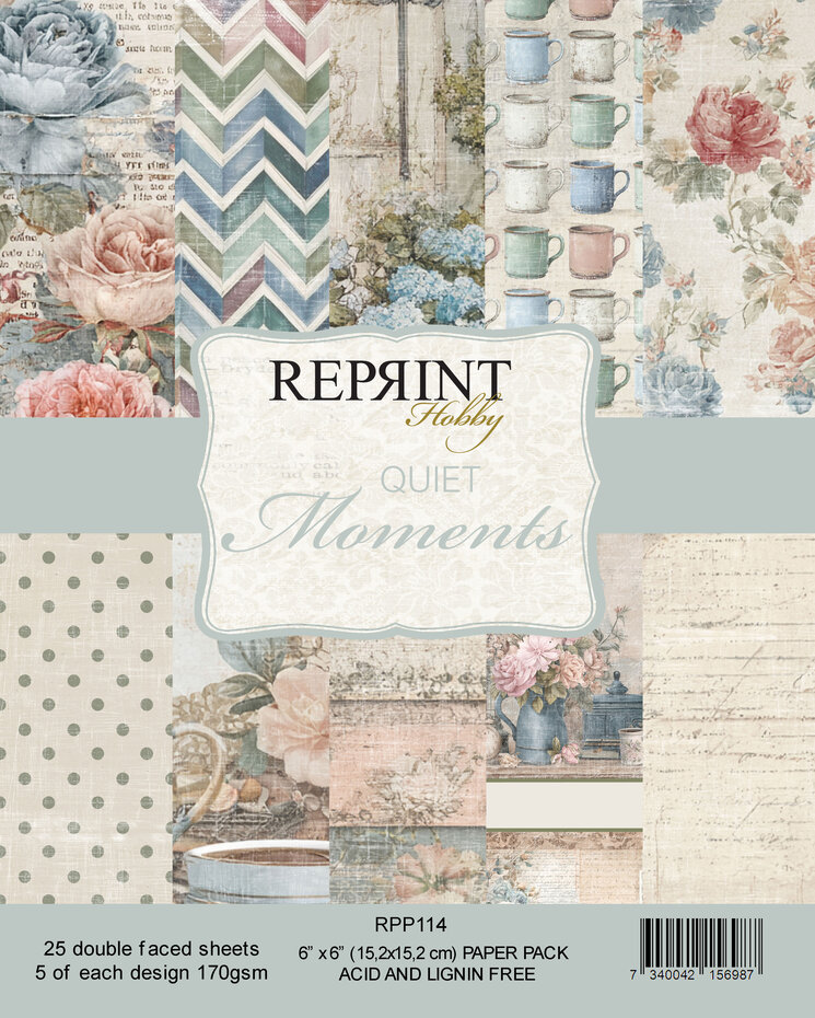 Reprint - Quiet Moments 6x6 Inch Paper Pack