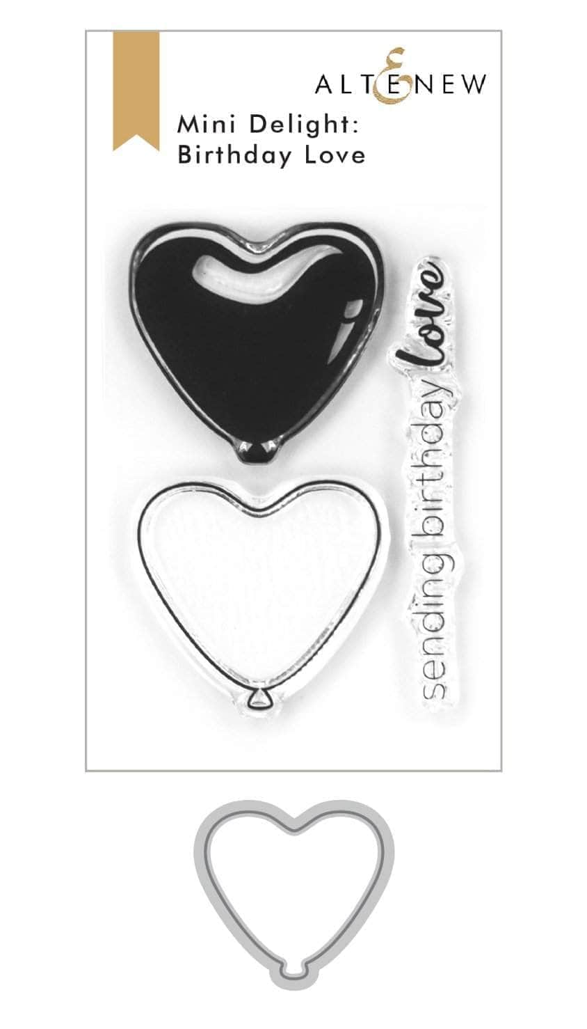Altenew -  Mini Delight: Birthday Love Stamp & Die Set 