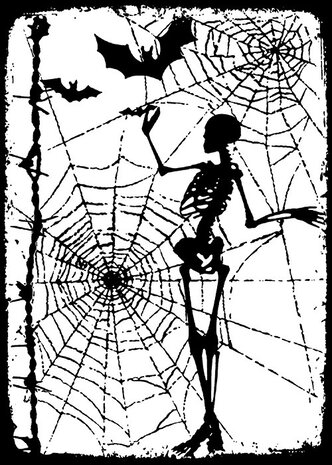 Tim Holtz - X-Ray Tim Holtz Components Cling Mount Collage Stamp