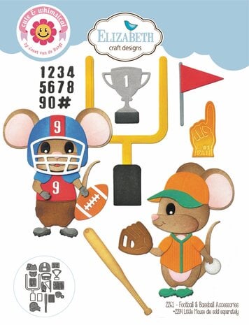 Elizabeth Craft Designs - Good Times Die Football/ Baseball Accessories