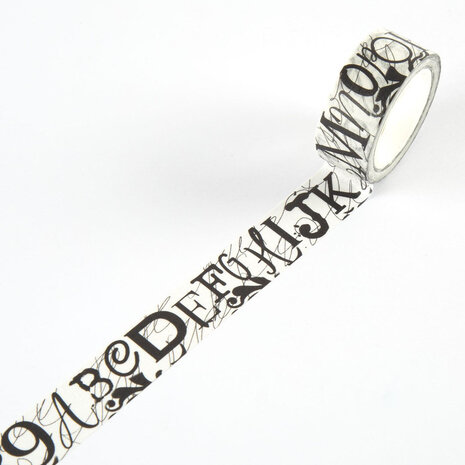 AAL and Create - Washi Tape 20mm Scribblack