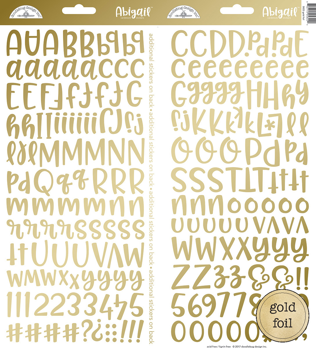 doodlebug-design-gold-foil-abigail-stickers-5822 doodlebug-design-gold-foil-abigail-stickers-5822