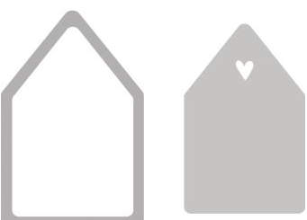 Stanzschablone Häuser   Stanzschablone Häuser