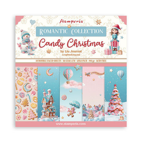 Stamperia - Candy Christmas 12x12 Inch Paper Pack