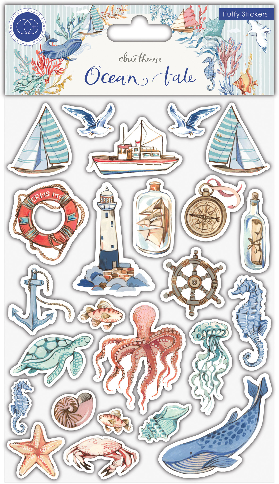 craft-consortium-ocean-tale-puffy-stickers-ccstkr0 craft-consortium-ocean-tale-puffy-stickers-ccstkr0
