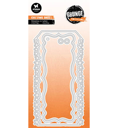 SL Cutting Die - Star Label Grunge Collection nr.1014