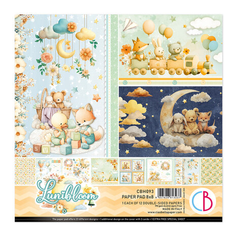 Ciao Bella - Lunibloom 8x8 Inch Paper Pad (12pcs)