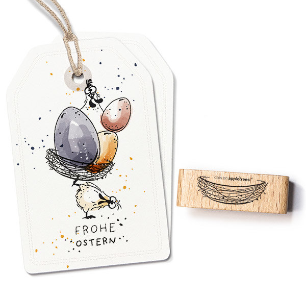 cats on appletrees - Stempel Nest / Körbchen cats on appletrees - Stempel Nest / Körbchen