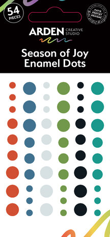 Arden Creative Studio  - Season of Joy Enamel Dots (54pcs) Arden Creative Studio  - Season of Joy Enamel Dots (54pcs)