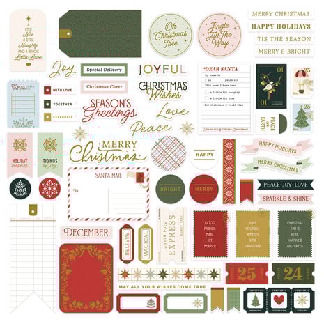 Spellbinders - Merry Moments Die Cut Sentiments