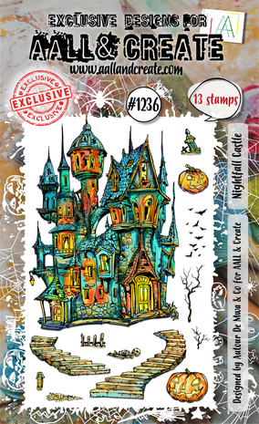 AALL & Create - Stamp Set A6 Nightfall Castle