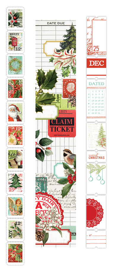Arden Creative Studio - Christmas Cheer Ephemera Rolls (3pcs) by Katie Pertiet