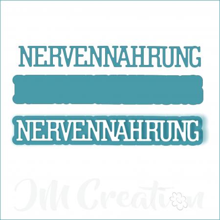 JM Creation - Stanzschablone - Nervennahrung klein